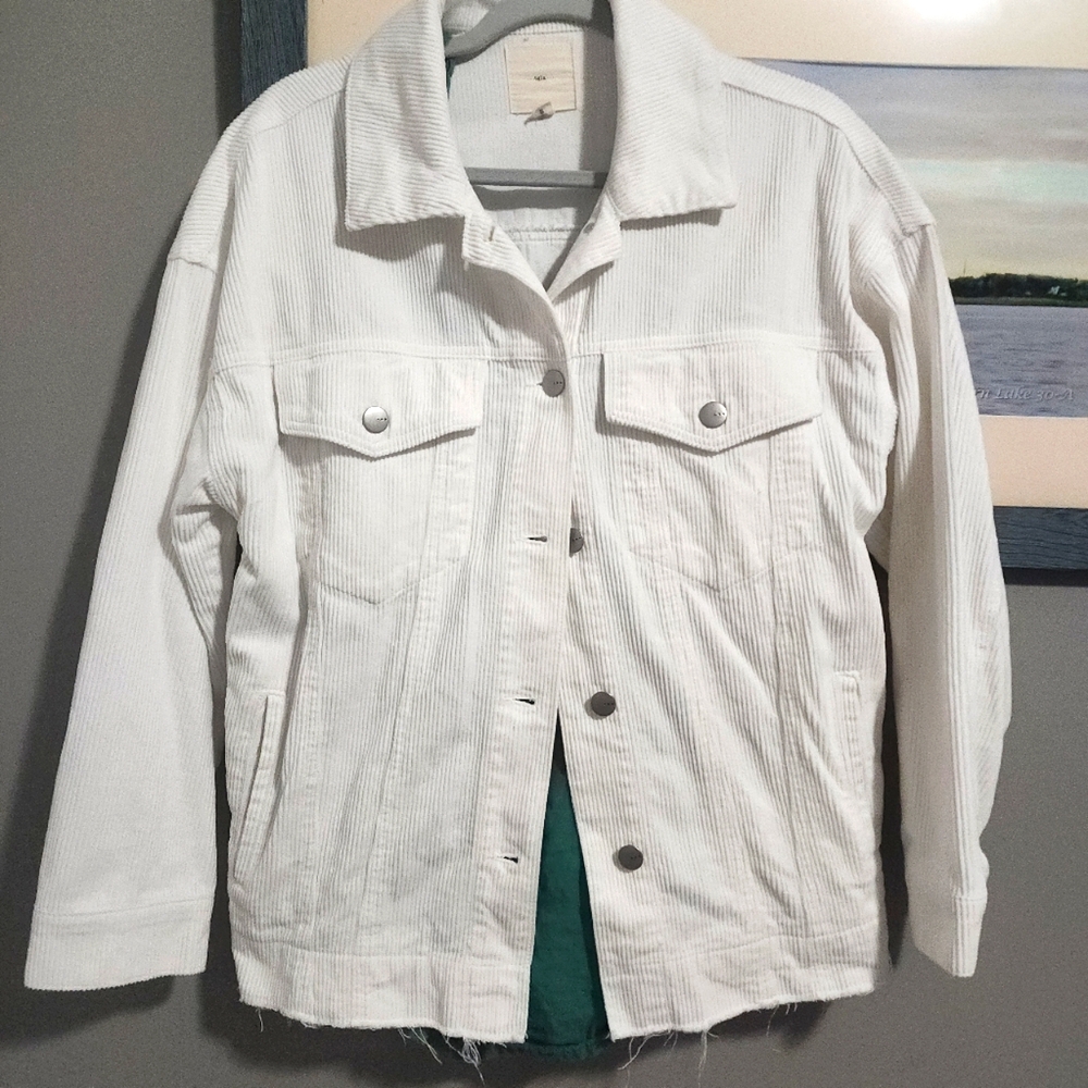 A very nice White Corduroy Jacket